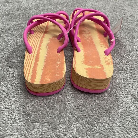 Footnote Lightweight Foam Slippers Womens 8 Brown Pink Comfy Cozy Casual NWT New - Picture 3 of 7